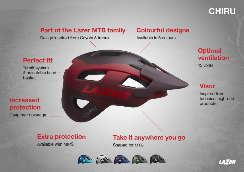 Lazer chiru online helmet